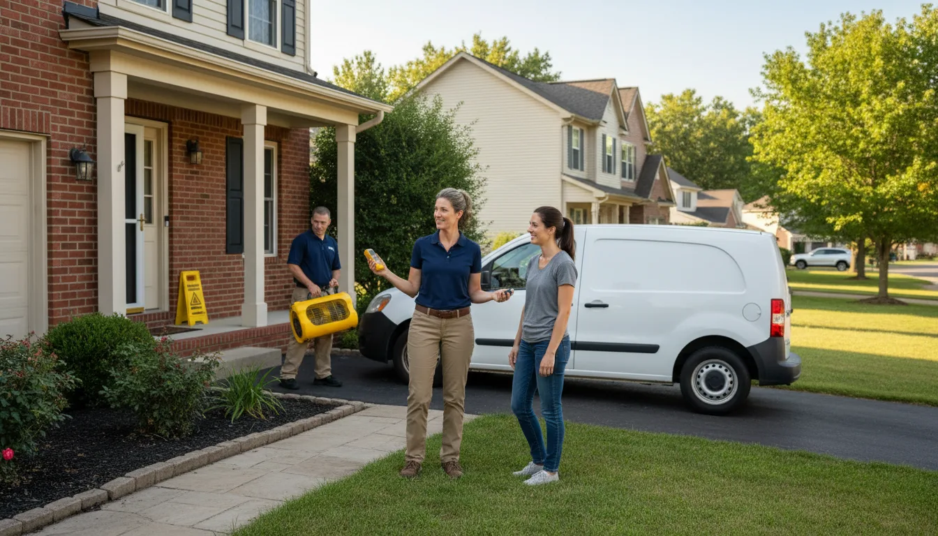 Water restoration image for Home Water Damage Repair in Pomona, MO